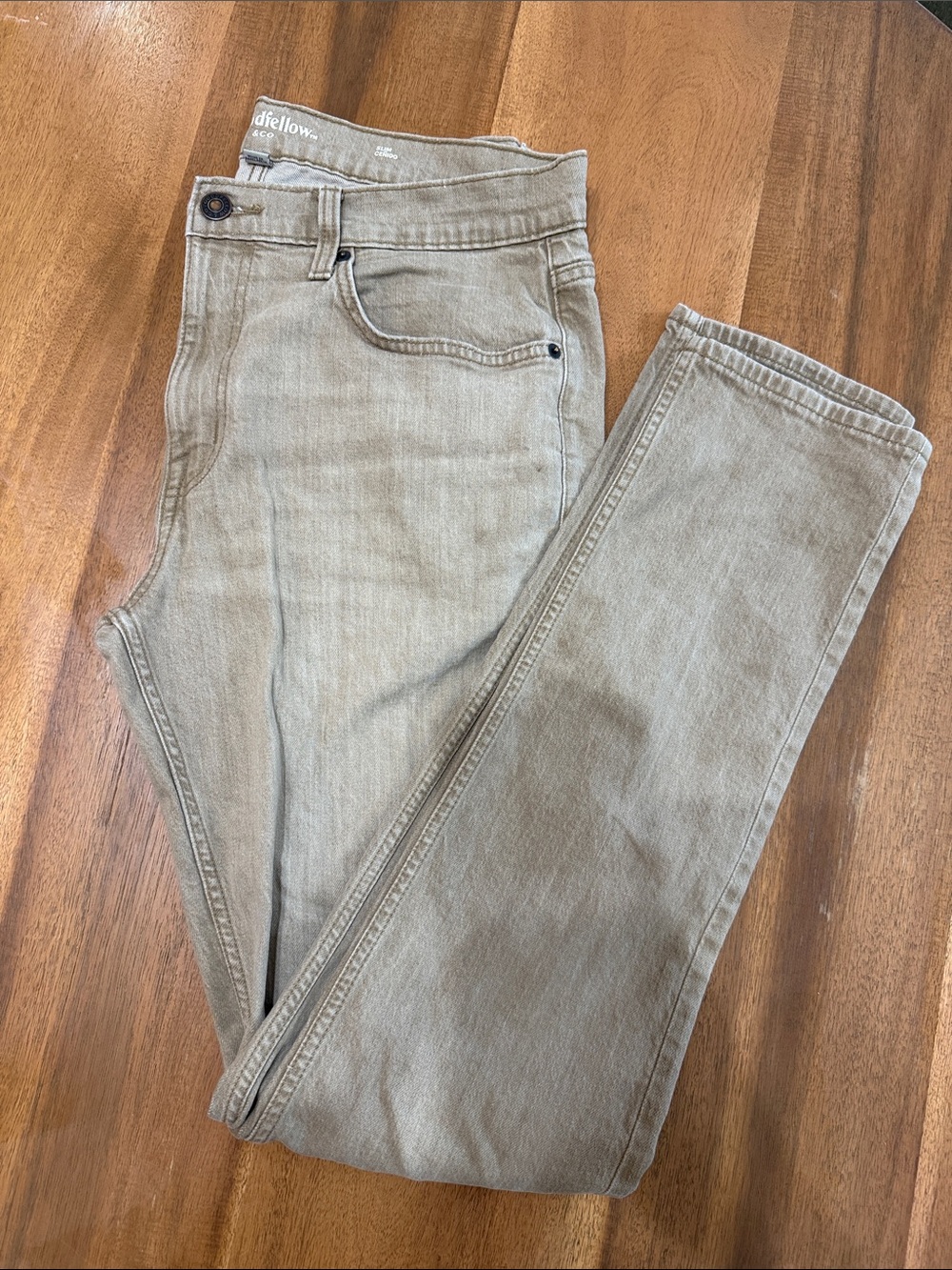 Goodfellow & Co Slim Jeans in Light Taupe